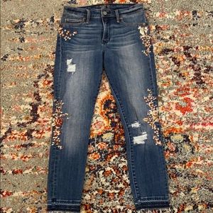 Embroidered Abercrombie & Fitch Jeans